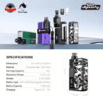 Orca Vape San Dynasty 30W小海豚主機煙彈空倉：圖片 2